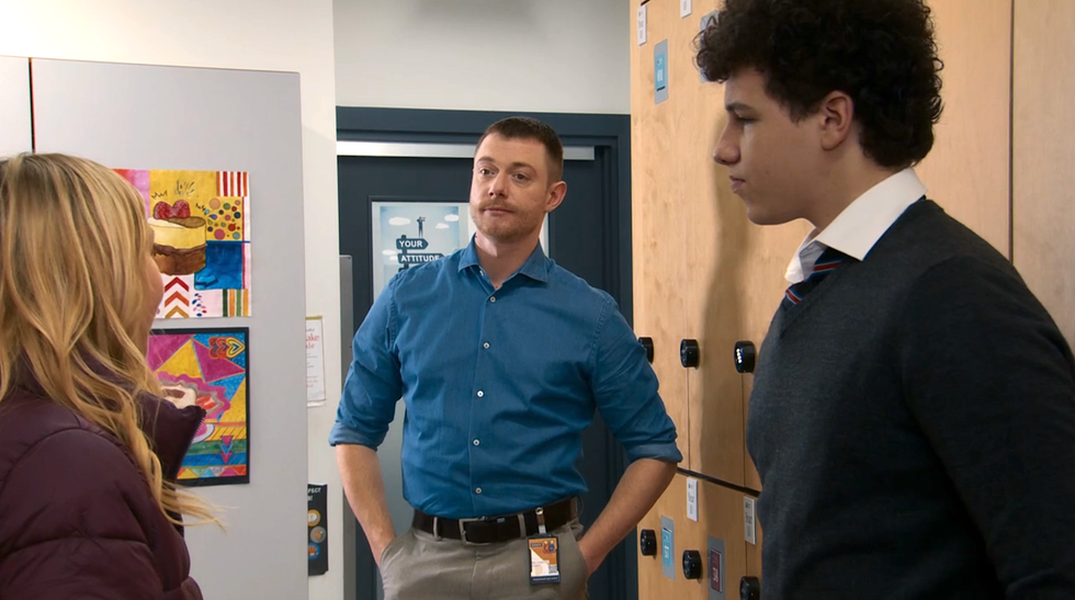 Megan Walsh, Daniel Osbourne, Will Driscoll, Coronation Street megan walsh, daniel osbourne, will driscoll, coronation street