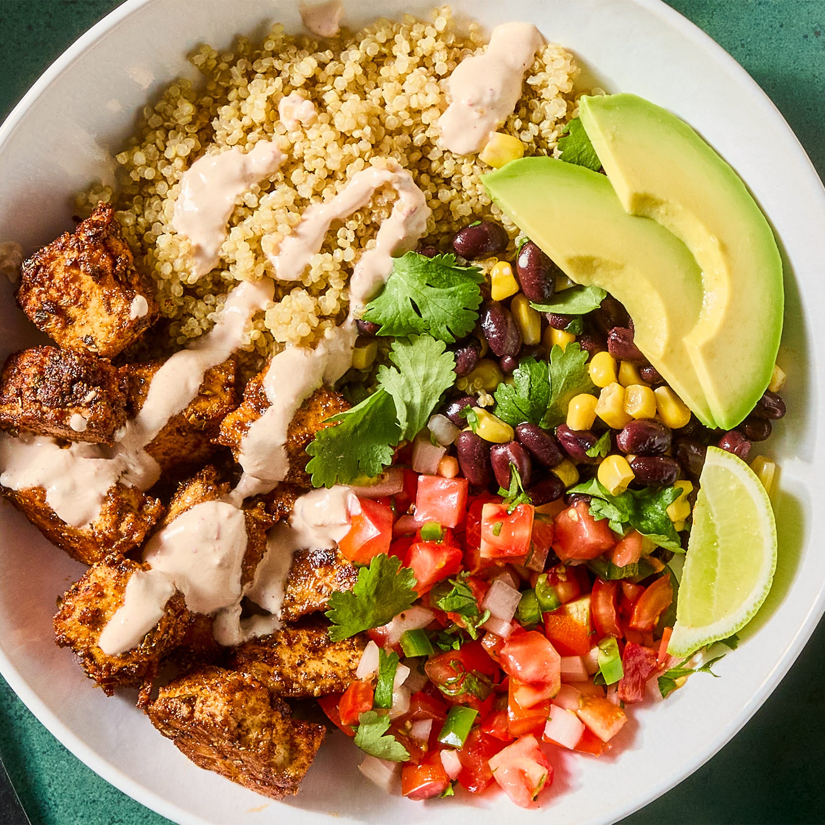 tofu taco bowls