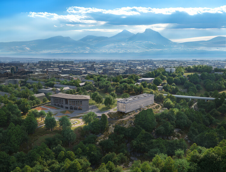 MVRDV Begins Construction on the EU TUMO Convergence Center in Yerevan, Armenia - Image 1 of 9