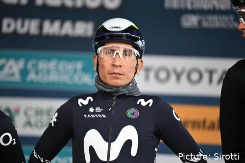 Nairo Quintana in his Movistar kit