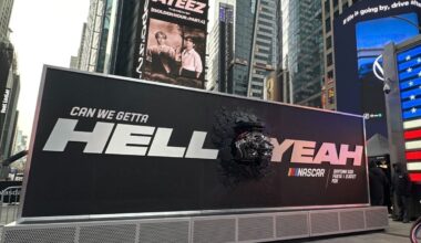 NASCAR smashes a Guinness World Record for loudest billboard in NYC