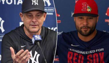 Aaron Boone has disinterested response to Isiah Kiner-Falefa's Yankees dig
