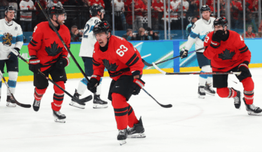 Marchand, unlikely line spark Canada comeback in Olympic semifinal