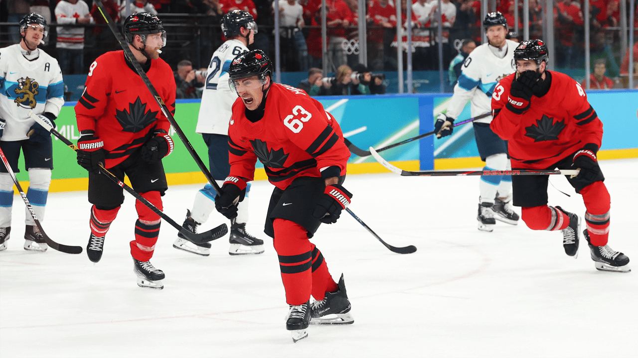 Marchand, unlikely line spark Canada comeback in Olympic semifinal