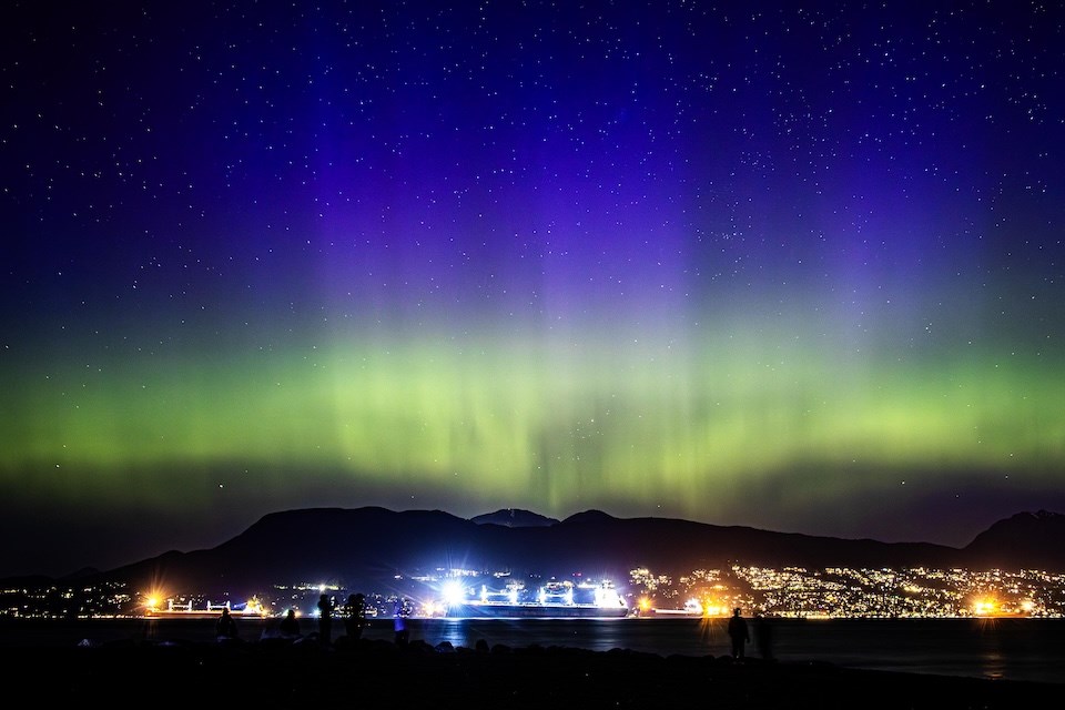 Northern lights in Vancouver: Vibrant display this week