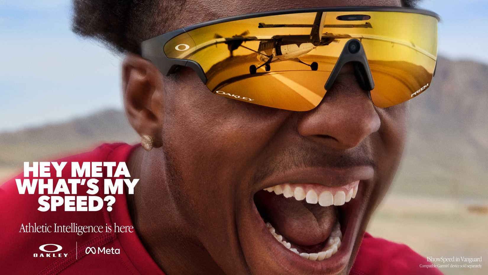 A promotional image from Meta Oakley's Super Bowl commercial