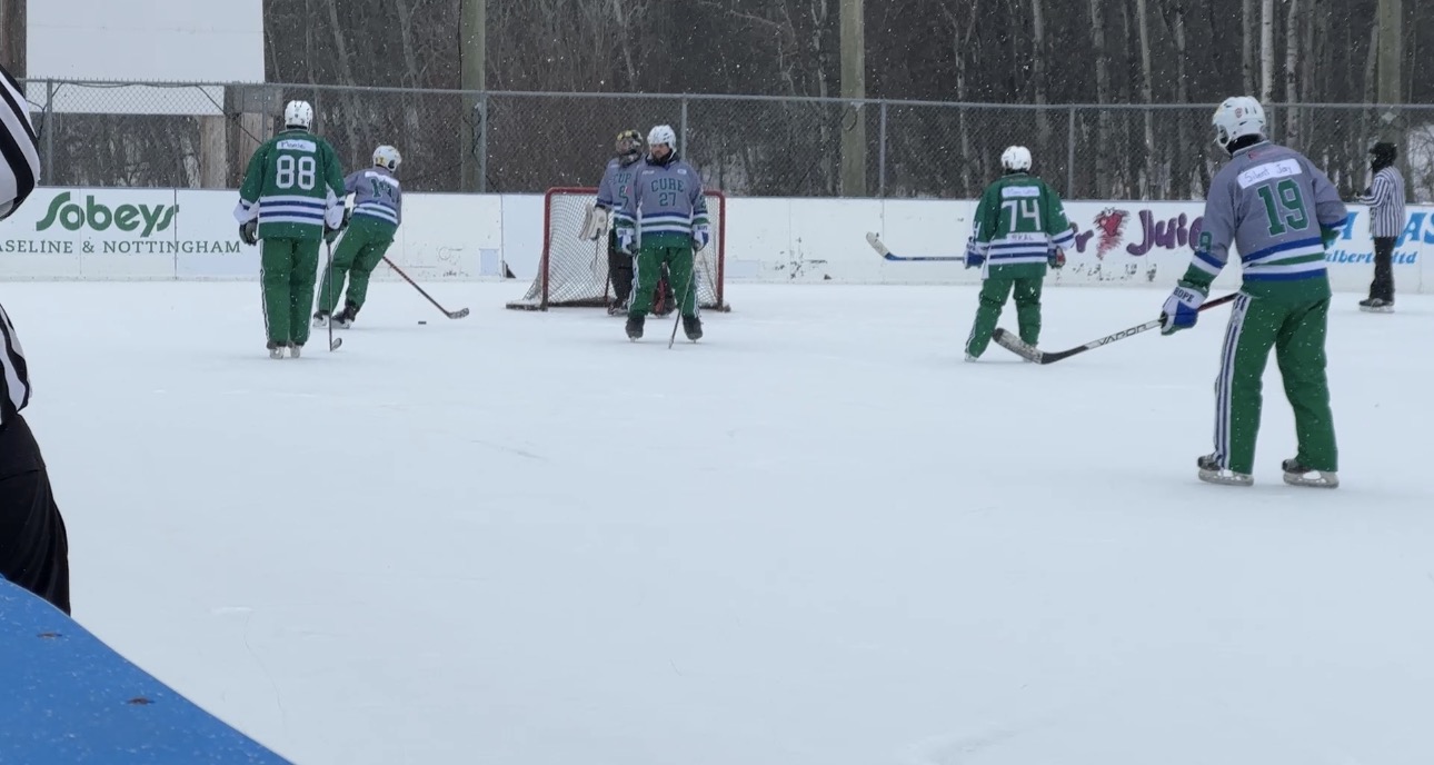 World’s Longest Hockey Game near Edmonton raises over $1 million for cancer research