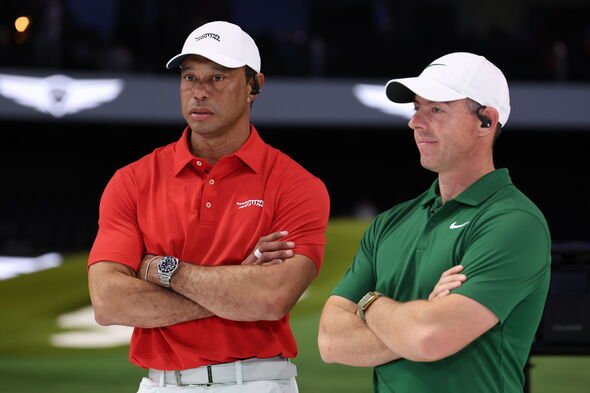 Tiger Woods and Rory McIlroy Tiger Woods and Rory McIlroy
