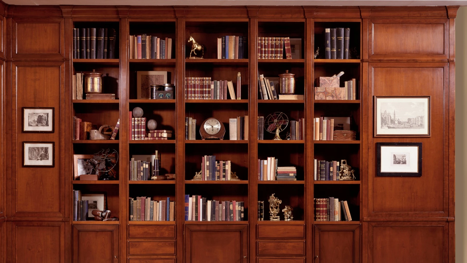 people with bookshelves who keep photo albums
