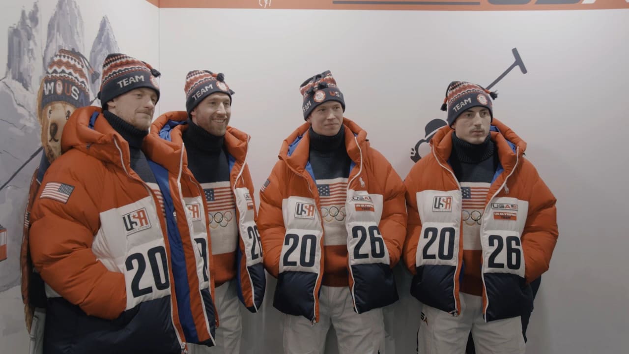 Team USA puts on Olympic gear in apparel fitting
