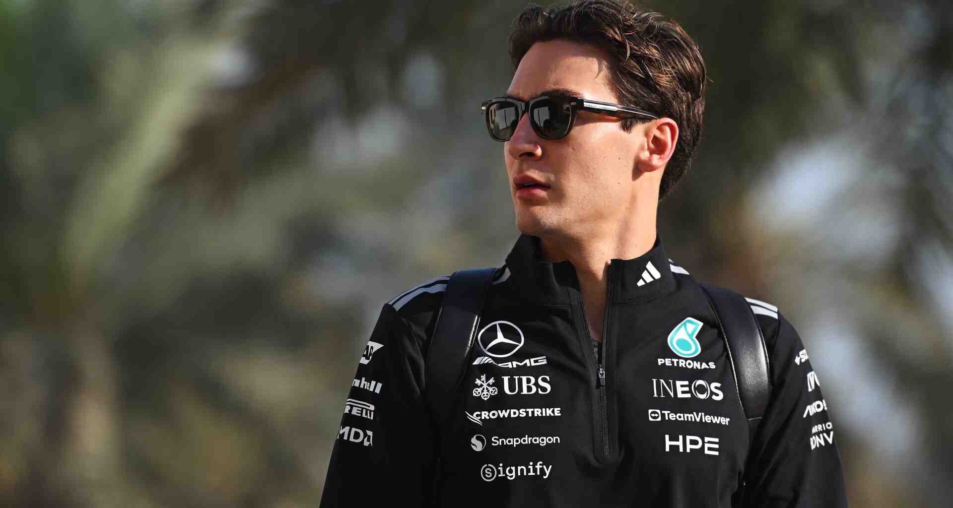 George Russell, Mercedes, Bahrain International Circuit, 2026 pre-season test