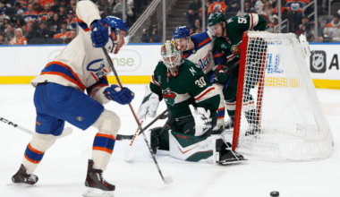 Wallstedt makes 39 saves, Wild score 7 to top Oilers