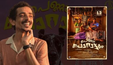 Rajesh Madhavan, 'Pennum Porattum' poster. Photo: Instagram