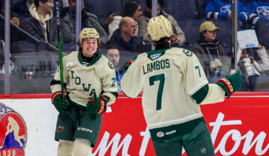 LAMBOS SCORES OVERTIME WINNER IN 3-2 VICTORY OVER WINNIPEG