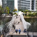 Reimei Kobashi Pedestrian Bridge / Hoshino Architects - Exterior Photography, Cityscape