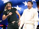 Kid Rock and Bad Bunny played duelling Halftime Shows during Super Bowl 60.