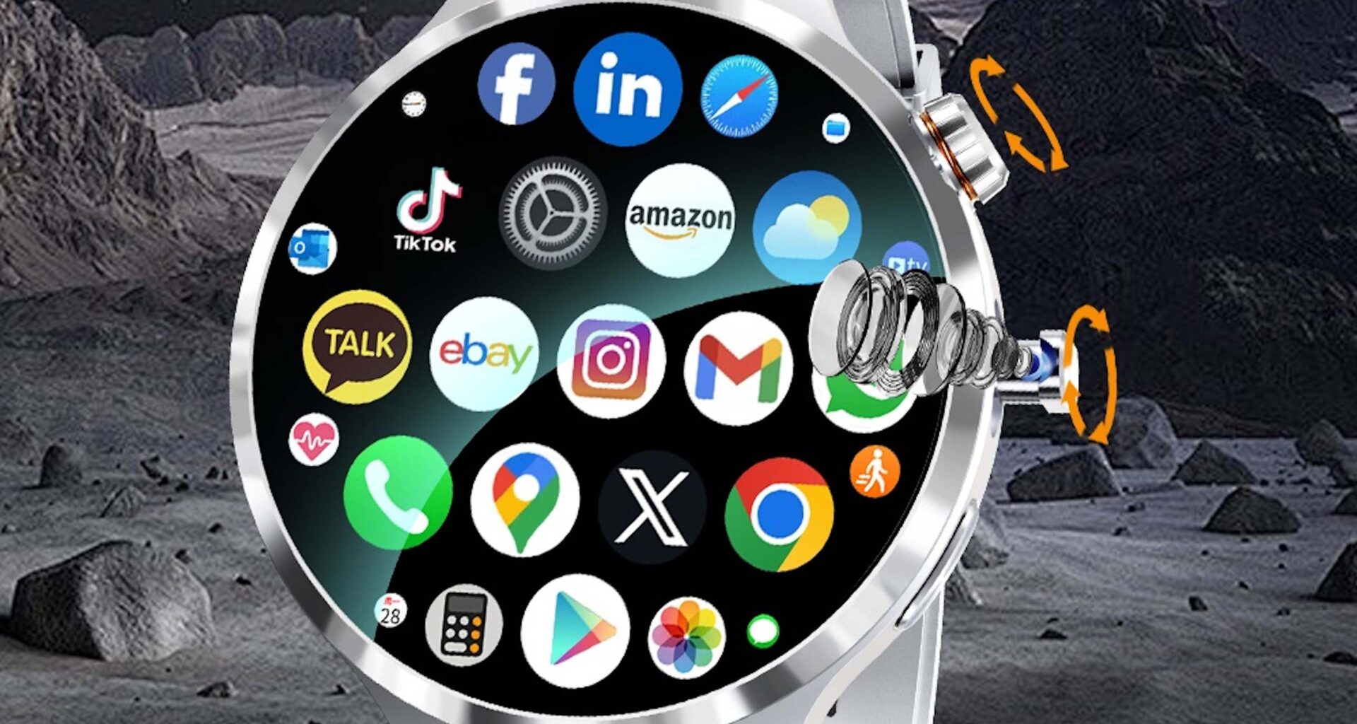 Cheap smartwatch offers 4G LTE, built-in camera and supports third-party apps