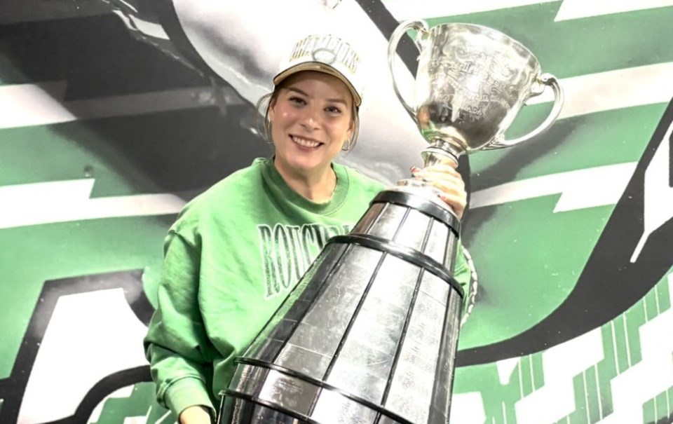 ‘I feel so privileged’: Grey Cup win career highlight for Saskatchewan Roughriders communications director Arielle Zerr | GX94 Radio - Now That's Country!