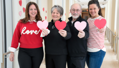 Family Returns To RVH This Valentine’s Day To Thank Cardiac Team For Saving Father’s Life
