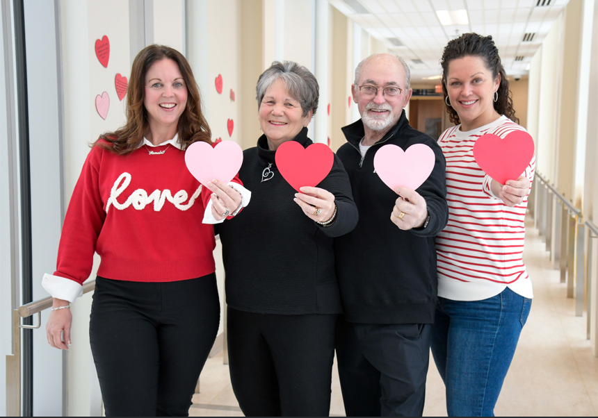 Family Returns To RVH This Valentine’s Day To Thank Cardiac Team For Saving Father’s Life