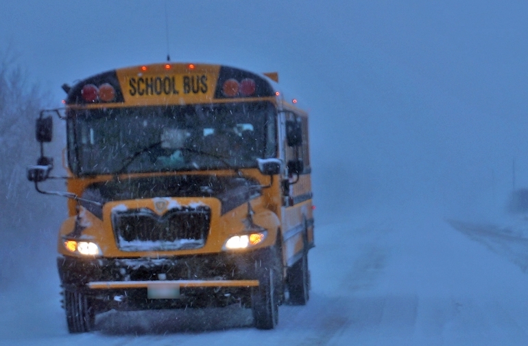 Some schools closed, buses cancelled Friday as storm moves out