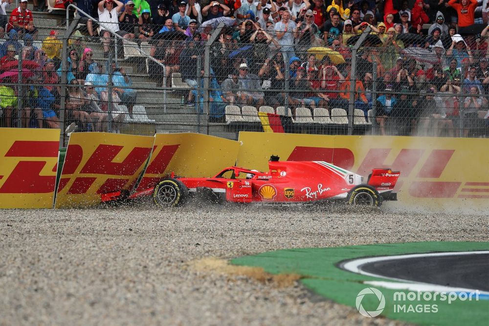 Vettel's crash out of the lead at the German GP was a key moment in the season, but really the tide was already turning against Ferrari
