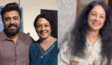 Shanthi Krishna and Nivin Pauly. Photo: Instagram