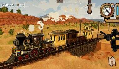 What If Red Dead Redemption But It's Just A Bear Driving A Train