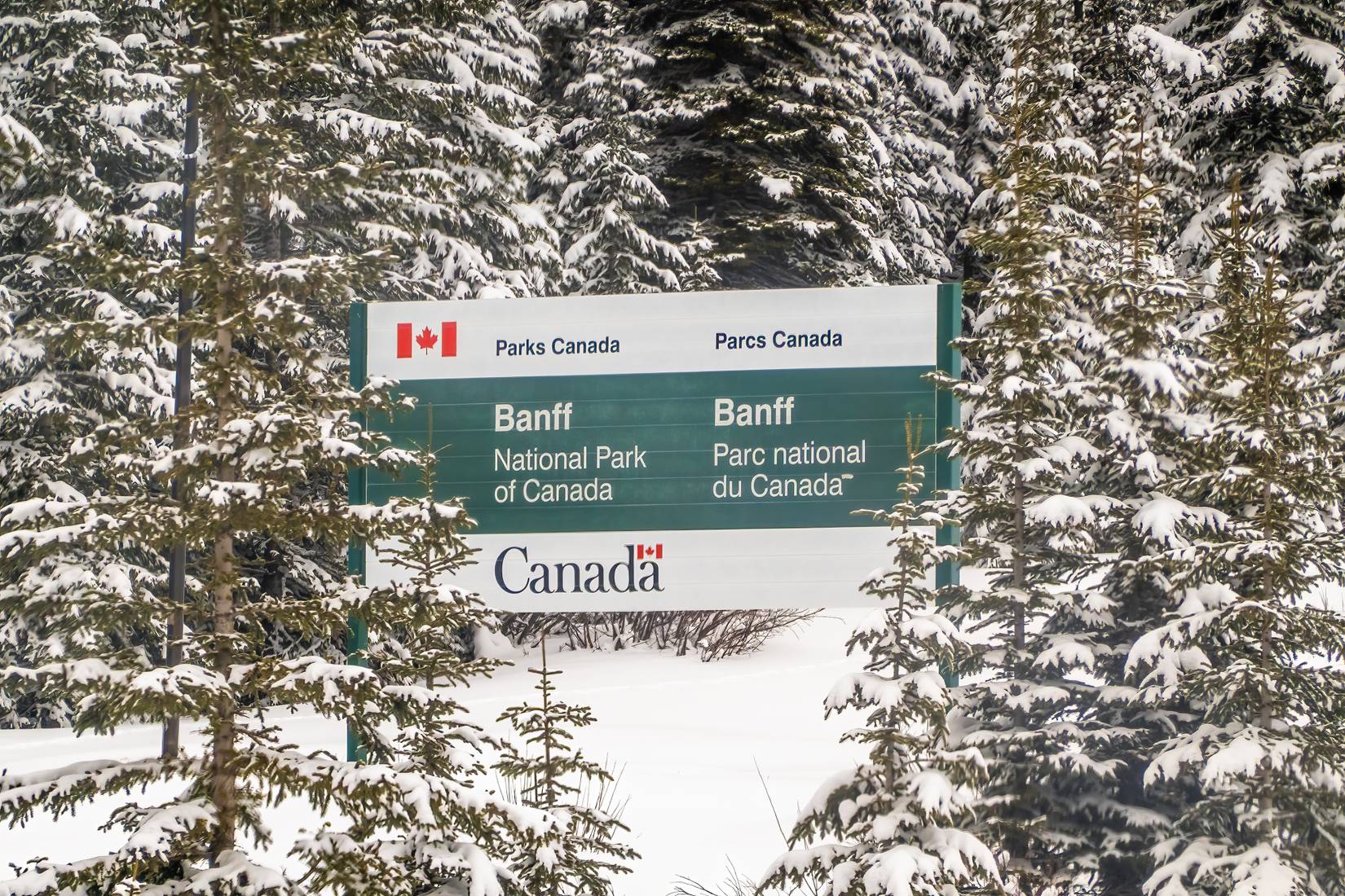 Banff National Park Sign