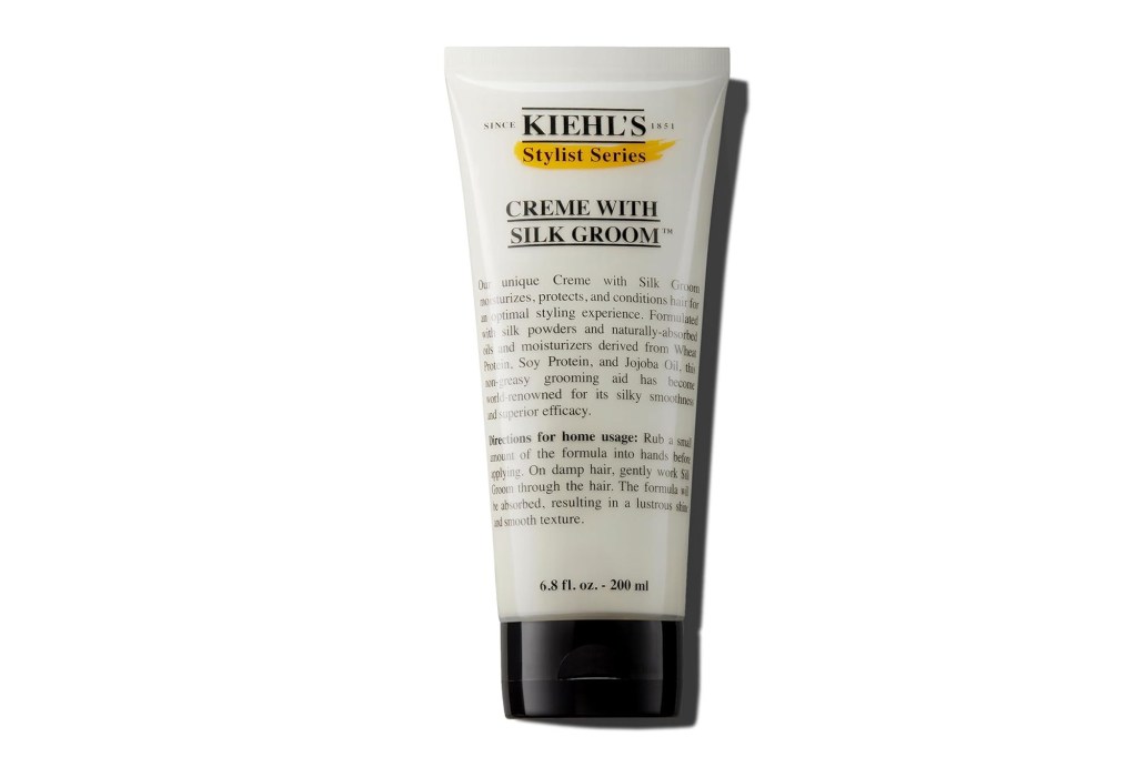 Kiehl's Creme with Silk Groom hair product.