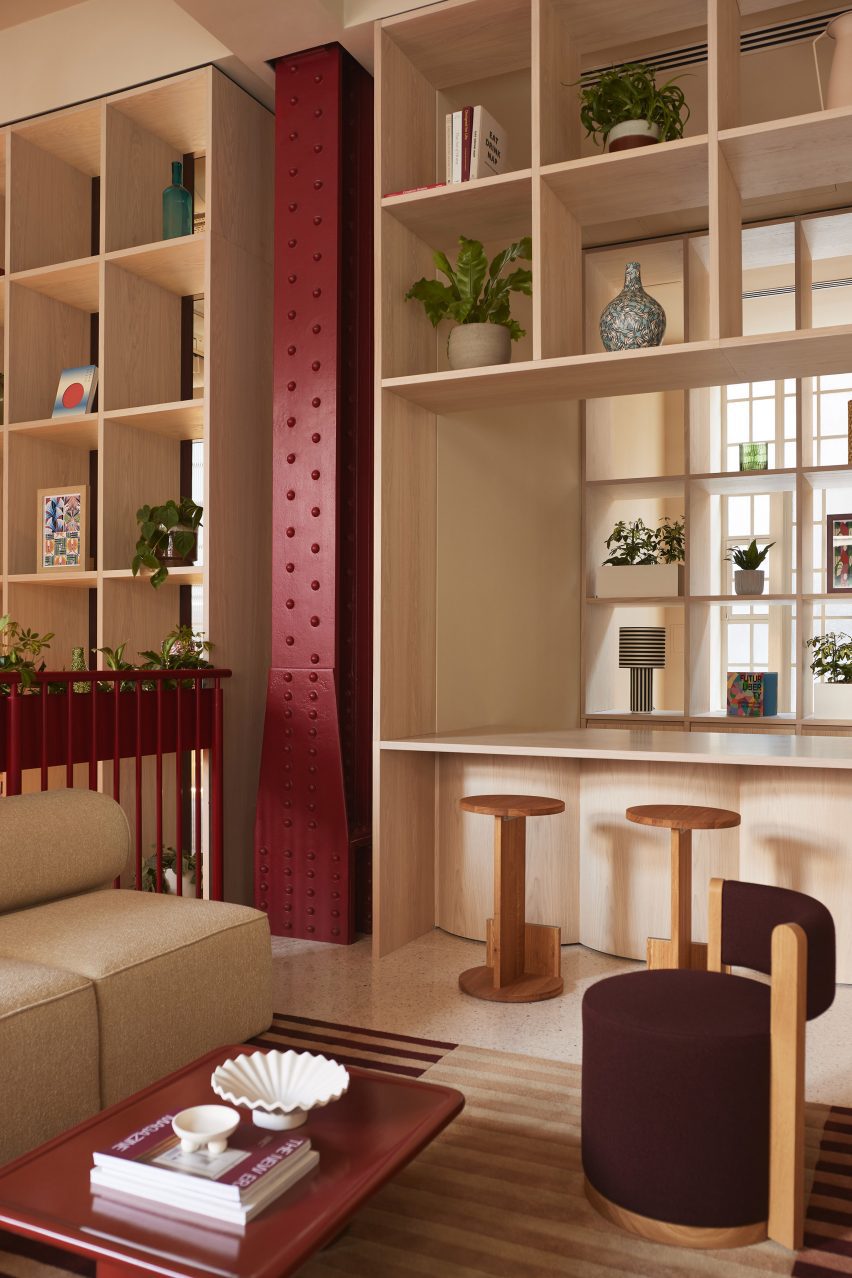 Seating area in Nineteen Wells Street office by SODA