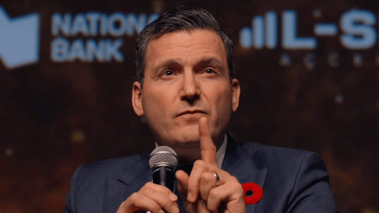 AI Minister Evan Solomon at SAAS NORTH 2025.