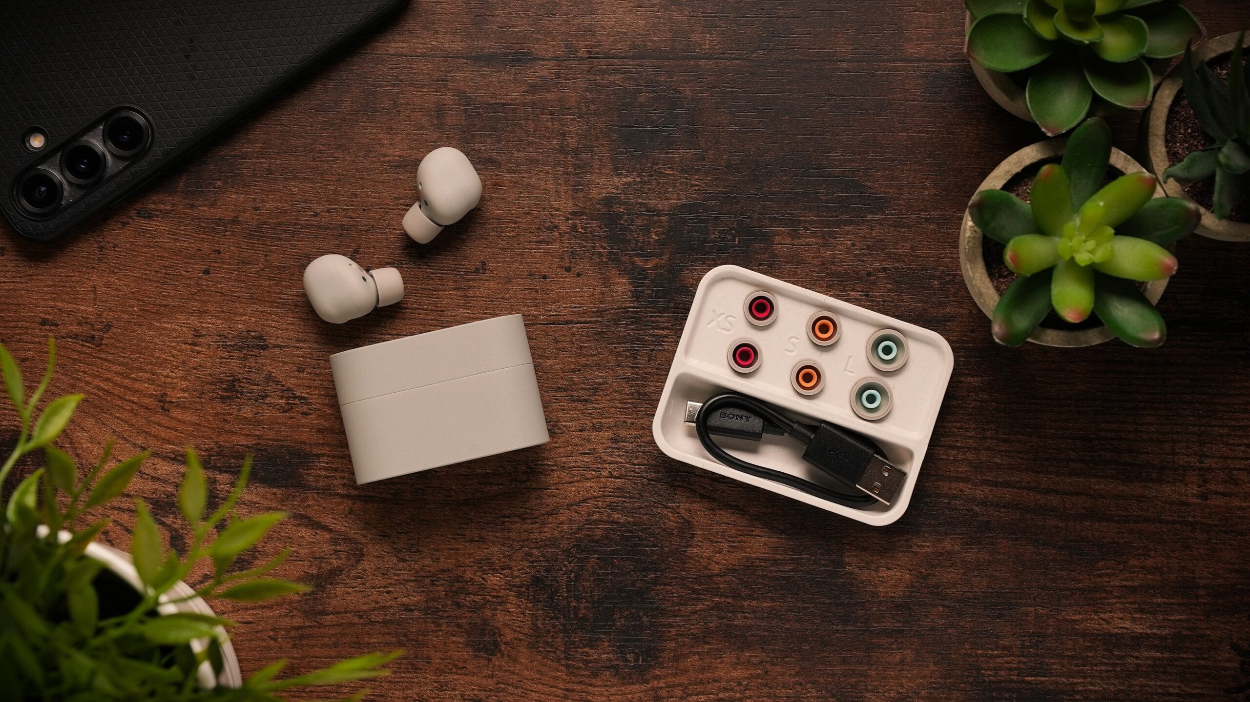 sony wf-1000xm6 earbuds with case and ear tips accessories sony wf-1000xm6 earbuds with case and ear tips accessories