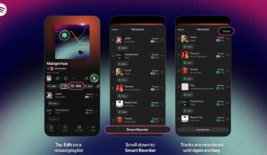 Spotify’s Smart Reorder treats your playlists like a DJ set