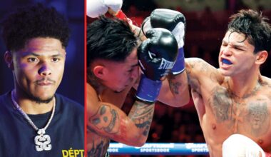 Shakur Stevenson sums up Ryan Garcia’s performance against Mario Barrios