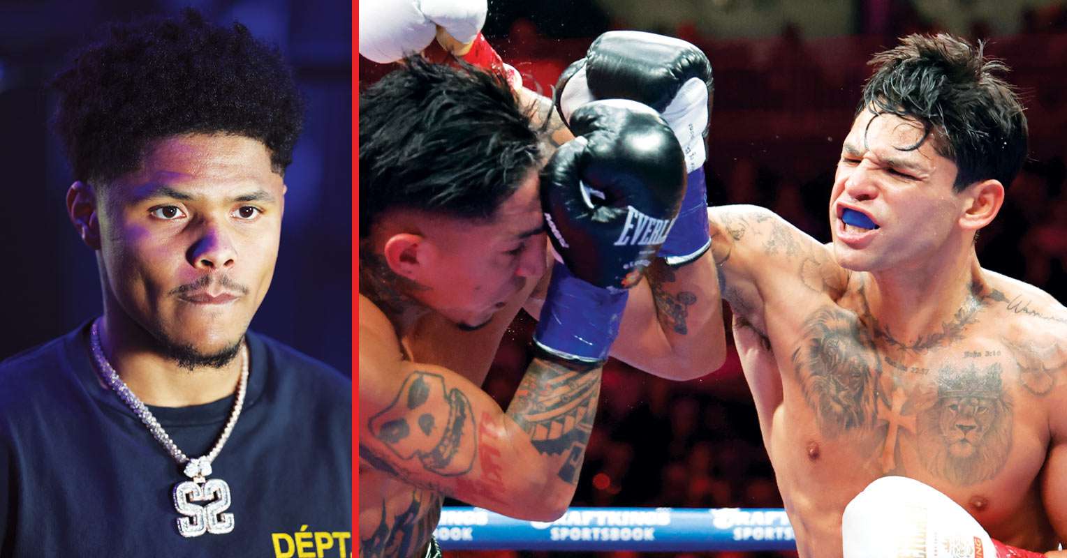 Shakur Stevenson sums up Ryan Garcia’s performance against Mario Barrios