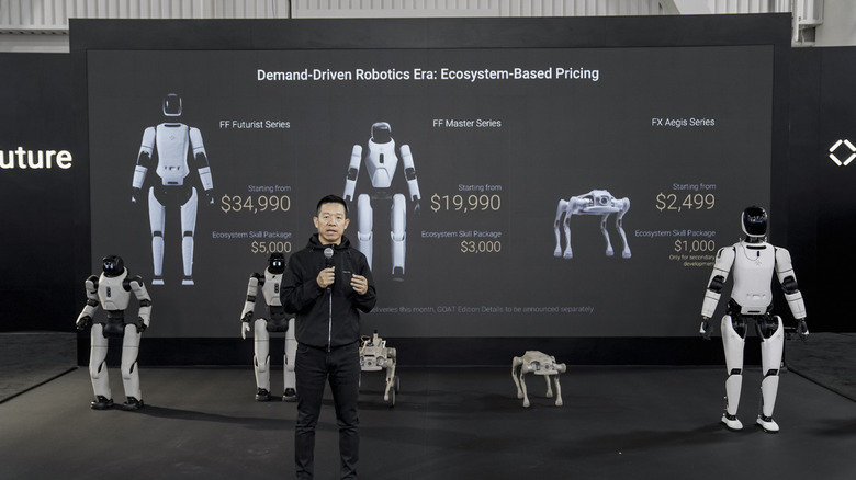 Faraday Future CEO trying to convince people to order his robots