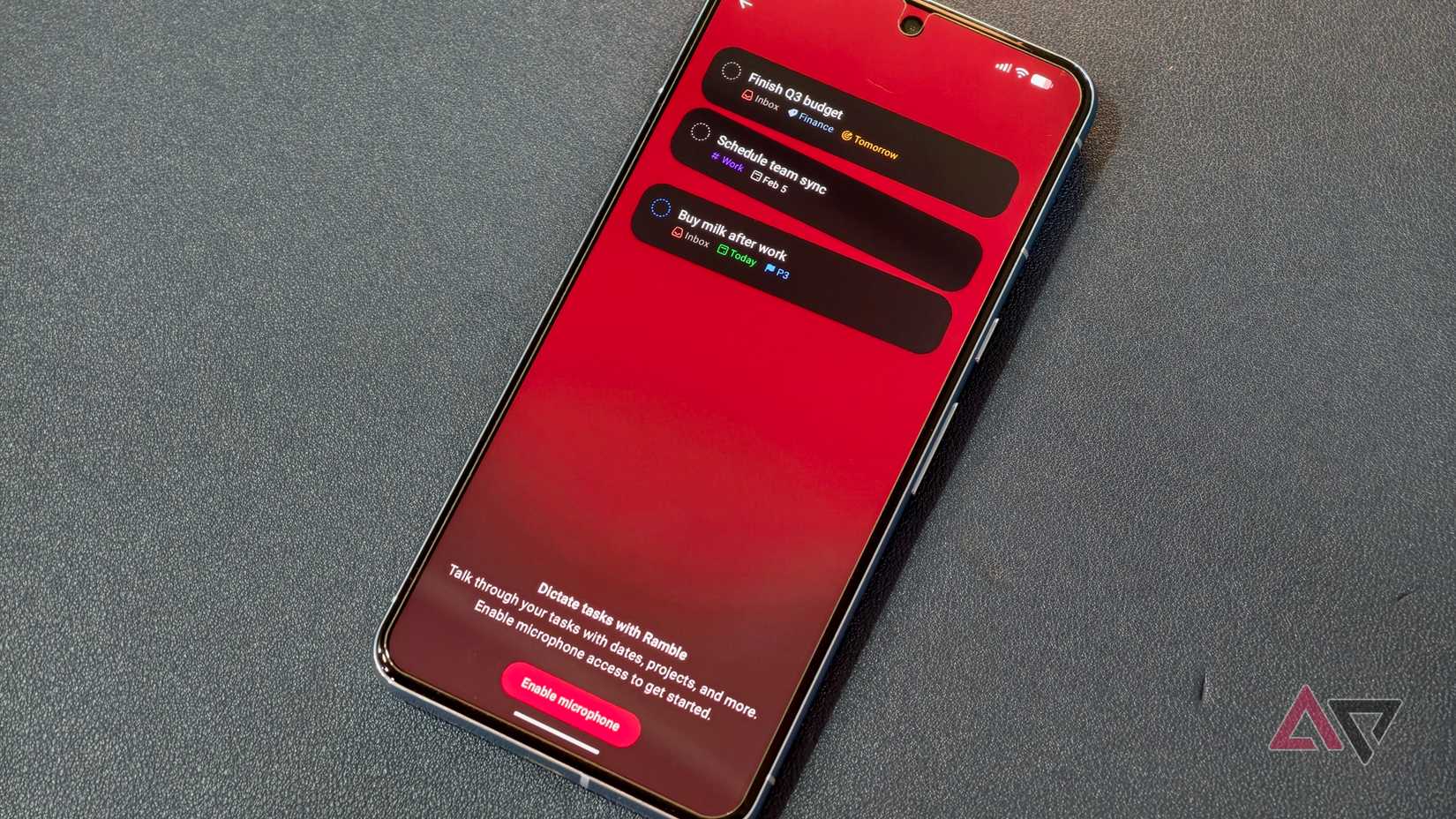 Todoist Ramble setup
