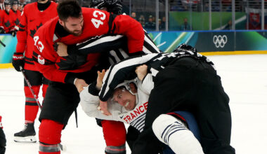 Canada, France react to Tom Wilson’s Olympic fight