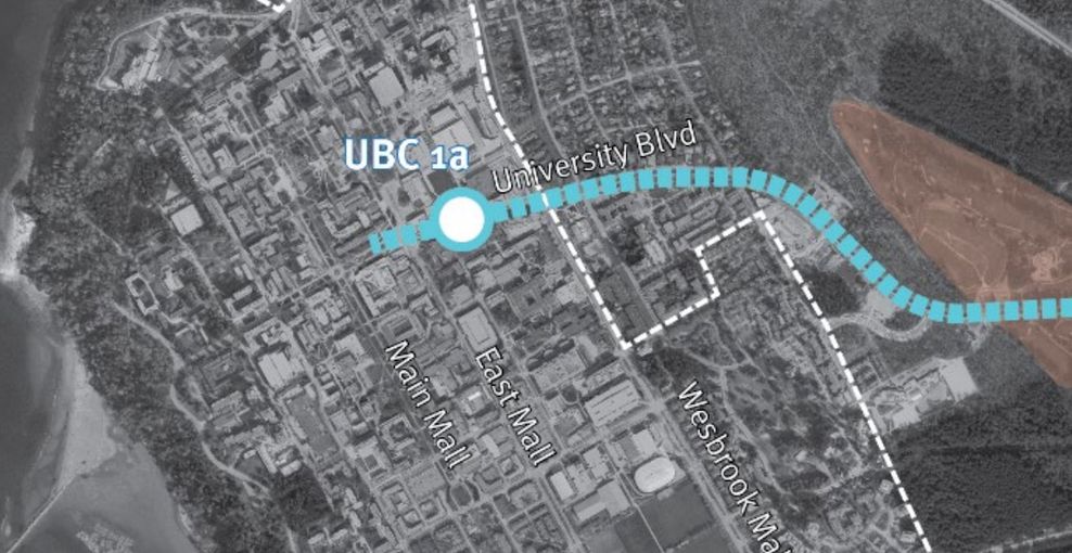 translink ubc skytrain route april 2022
