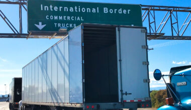 Freight between US, Canada fell 13% in November to $53.7 billion