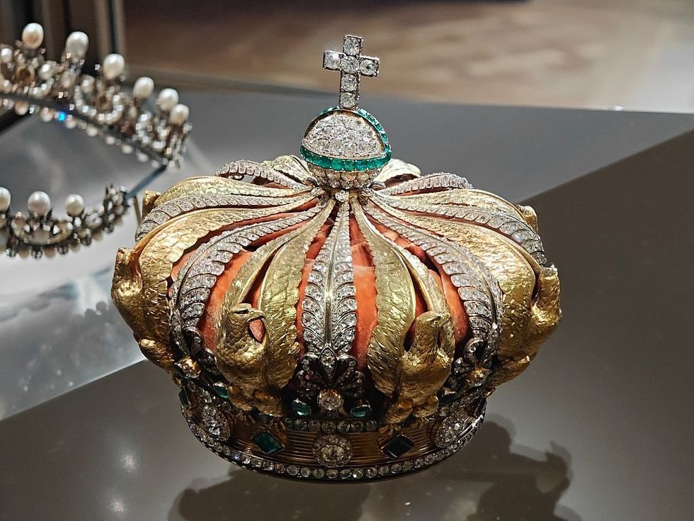 \u200bCrown of Empress Eug\u00e9nie is on display at the Louvre Museum