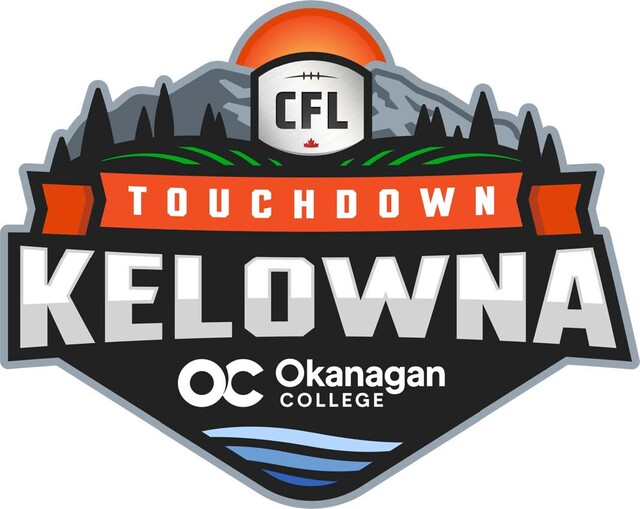 The new Touchdown Kelowna logo was unveiled during Monday's news conference.