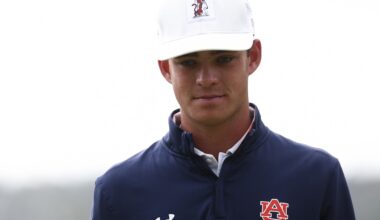Jackson Koivun just broke Tiger Woods' NCAA 36-hole scoring record
