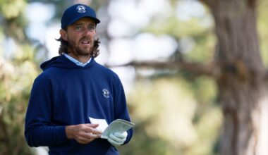 Why Tommy Fleetwood is wearing Pebble Beach-logoed gear this week