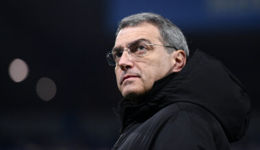 SASSUOLO, ITALY - JANUARY 06: Damien Comolli, General Manager of Juventus looks on prior to the Serie A match between US Sassuolo Calcio and Juventus FC at Mapei Stadium Citta del Tricolore on January 06, 2026 in Sassuolo, Italy. (Photo by Alessandro Sabattini/Getty Images)