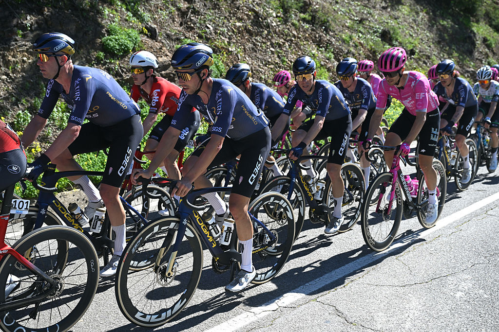 LAGOS, PORTUGAL - FEBRUARY 21: Fabio Christen of Switzerland and Team Pinarello Q36.5 Pro Cycling competes during the 52nd Volta ao Algarve em Bicicleta 2026, Stage 4 a 175.1km stage from Albufeira to Lagos on February 21, 2026 in Lagos, Portugal. (Photo by Dario Belingheri/Getty Images)