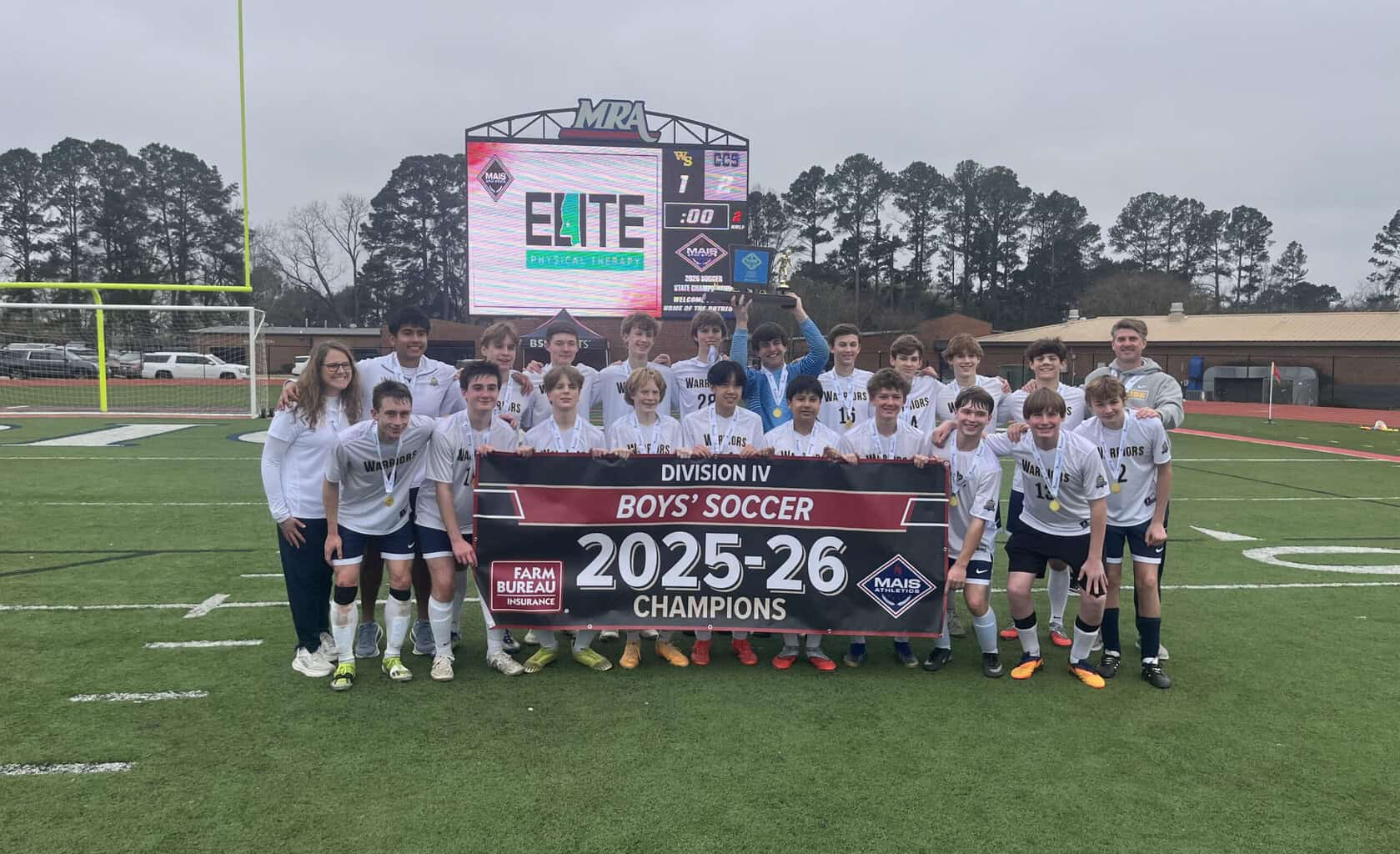 CHRIST COVENANT WINS BOYS SOCCER STATE CHAMPIONSHIP IN FIRST YEAR COMPETING AT THE HIGH SCHOOL LEVEL 