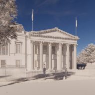 Render of White House east wing