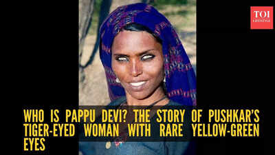 Who is Pappu Devi? The story of Pushkar’s tiger-eyed woman with rare yellow-green eyes